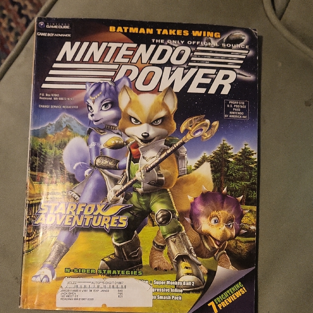 Nintendo Power Starfox Adventures Guide - Blue and Green